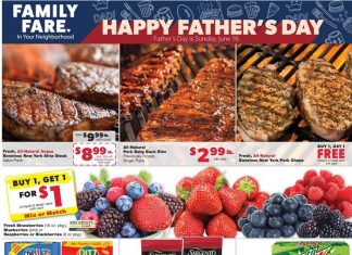 Family Fare Weekly Ad Jun 09 – Jun 15, 2024 (Father’s Day Promotion Included)