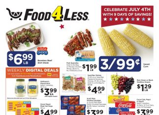 Food 4 Less Weekly Ad Jun 26 – Jul 04, 2024 (4th of July Promotion Included)