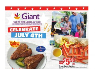 Giant Food Weekly Ad Jun 28 – Jul 04, 2024 (4th of July Promotion Included)