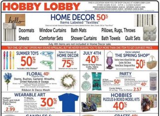 Hobby Lobby Weekly Ad Jun 09 – Jun 15, 2024