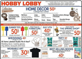Hobby Lobby Weekly Ad Jun 16 – Jun 22, 2024
