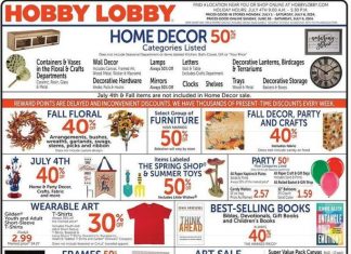 Hobby Lobby Weekly Ad Jun 30 – Jul 06, 2024 (4th of July Promotion Included)