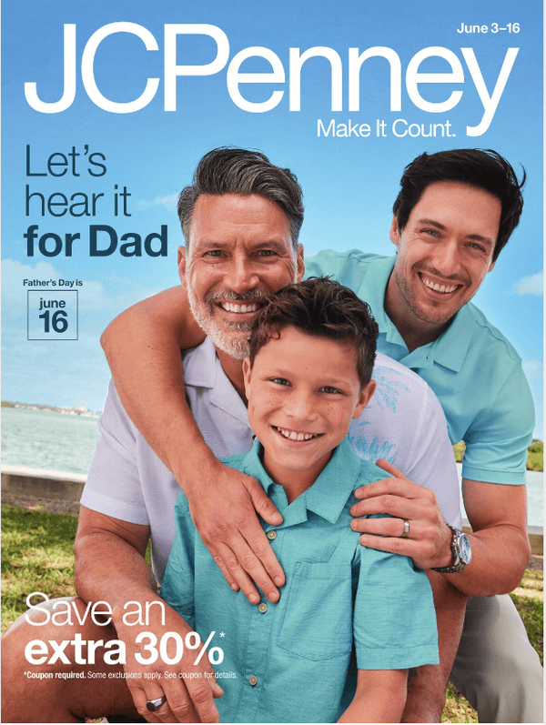 JCPenney Father's Day Ad Jun 03 Jun 16, 2024