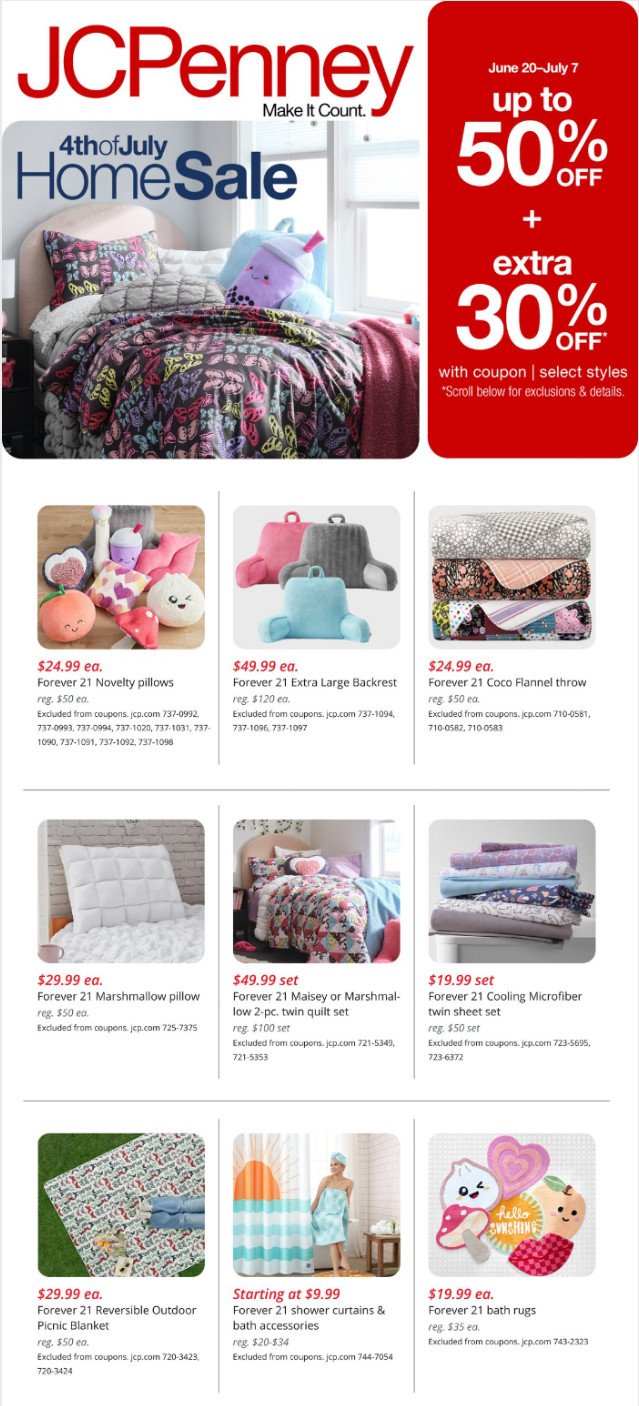 july 4th jcpenney hours