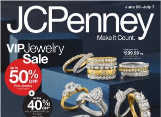 JCPenney VIP Jewelry Sale June 28 – July 07, 2024