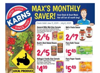 Karns Quality Foods Monthly Ad Jun 11 – Jul 08, 2024
