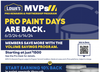 Lowe’s Pro Ad Jun 03 – Jun 14, 2024
