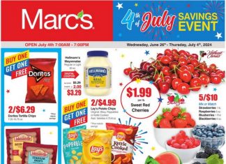 Marc’s 4th Of July Sale June 26 – July 04, 2024