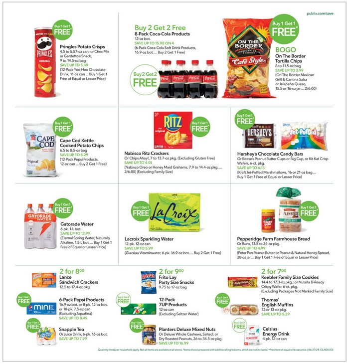 does publix open on july 4th