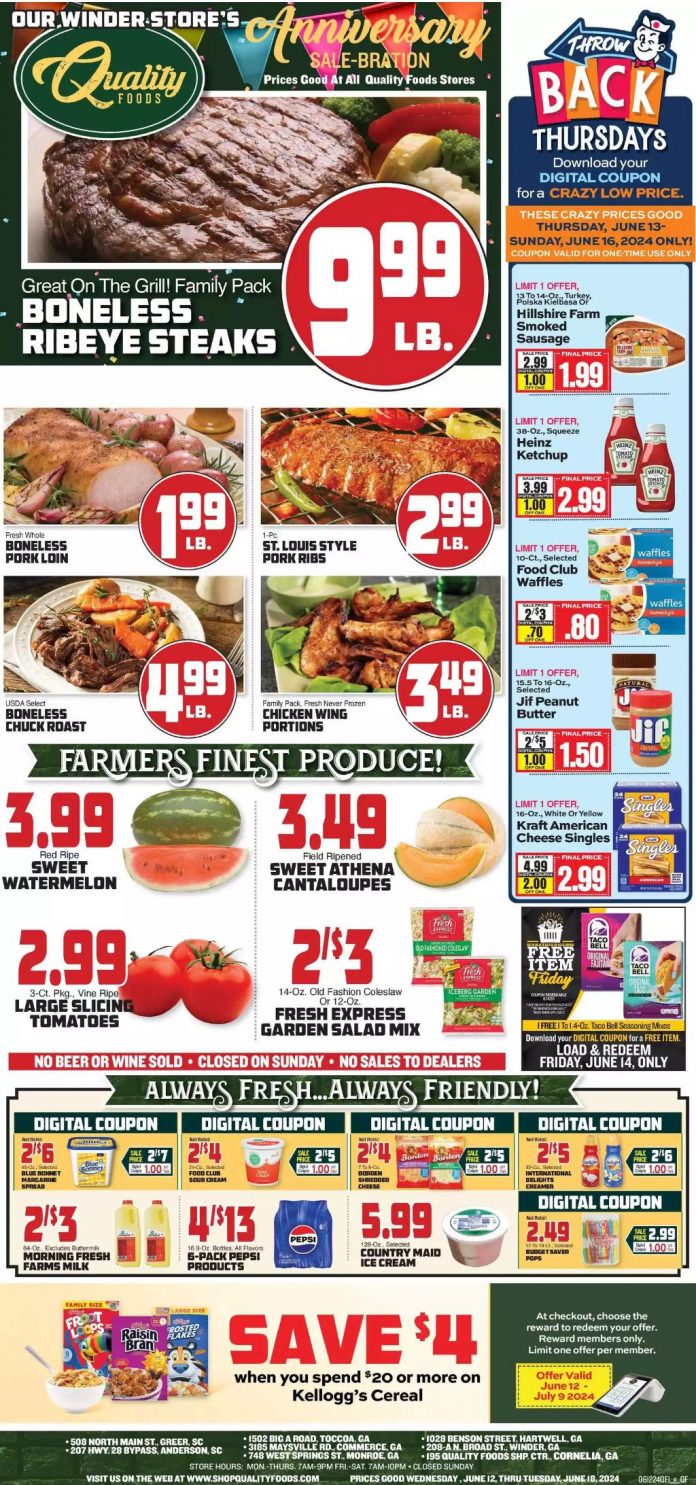 Quality Foods Weekly Ad Jun 12 Jun 18, 2024