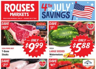 Rouses Weekly Ad June 26 – July 04, 2024 (4th Of July Promotion Included)