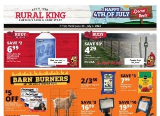 Rural King 4th Of July Sale June 20 – July 03, 2024