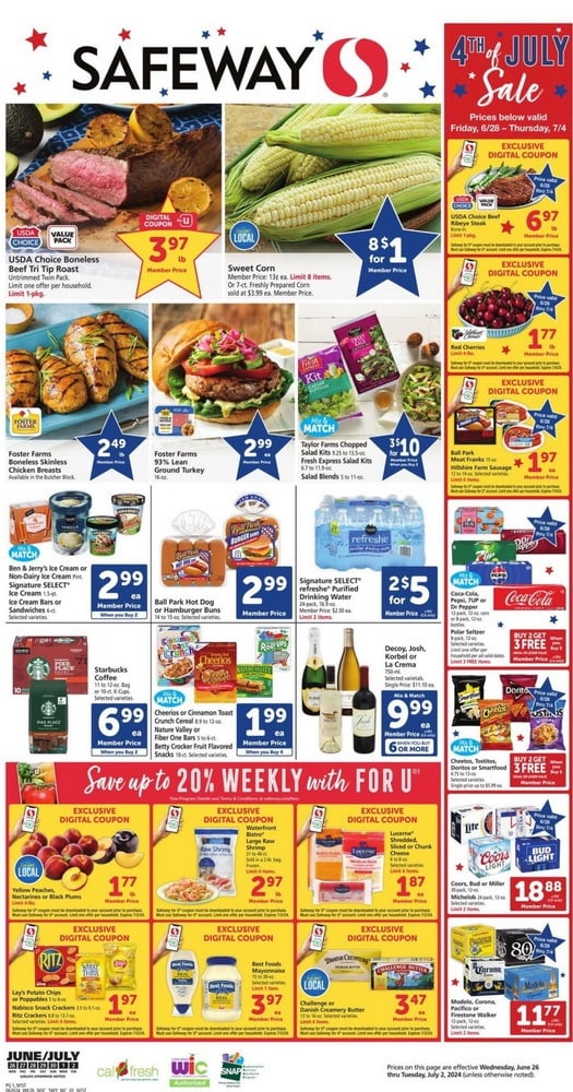 issaquah safeway working hours 4th july