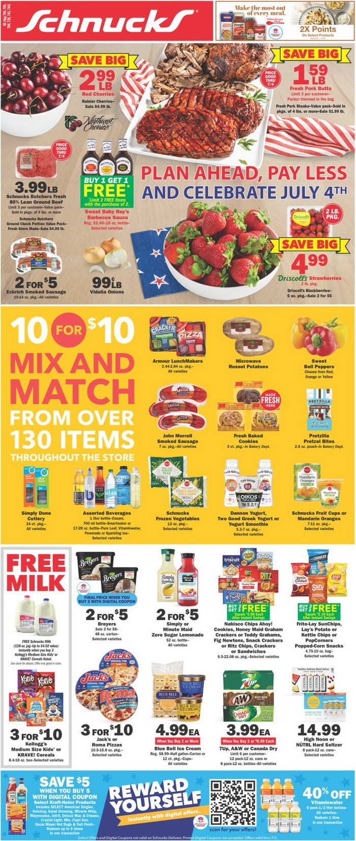 Schnucks Weekly Ad June 26 July 02, 2024 (4th Of July Promotion Included)