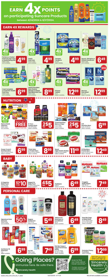shaws mansfield ma july 4th hours