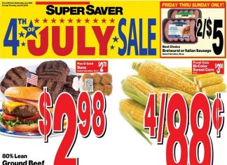 Super Saver Weekly Ad Jun 26 – Jul 04, 2024 (4th of July Promotion Included)
