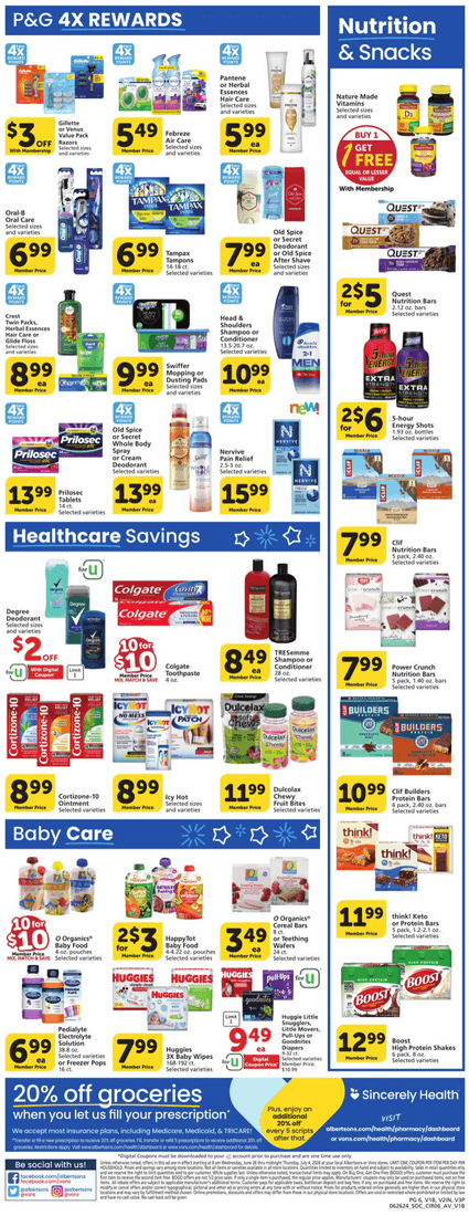 vons 4th of july ad