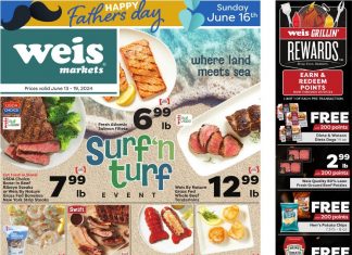 Weis Markets Weekly Ad Jun 13 – Jun 19, 2024 (Father’s Day Promotion Included)