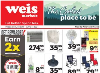 Weis Markets Monthly Ad June 20 – July 24, 2024