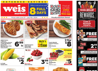 Weis Markets Weekly Ad Jun 27 – Jul 04, 2024 (4th of July Promotion Included)