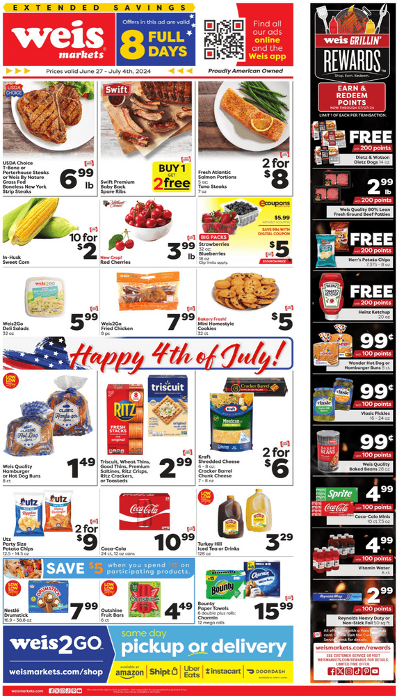 Is Weis Open On July 4th 2025 Basia Norrie