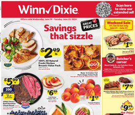 Winn-Dixie Weekly Ad Jun 19 – Jun 25, 2024