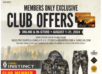 Bass Pro Shops August Club Flyer Aug 01 – Aug 31, 2024