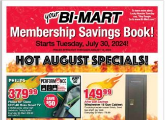 Bi-Mart Weekly Ad Jul 30 – Aug 12, 2024