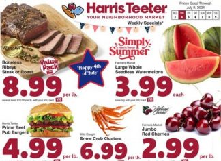 Harris Teeter Weekly Ad July 03 – July 09, 2024 (4th of July Promotion Included)