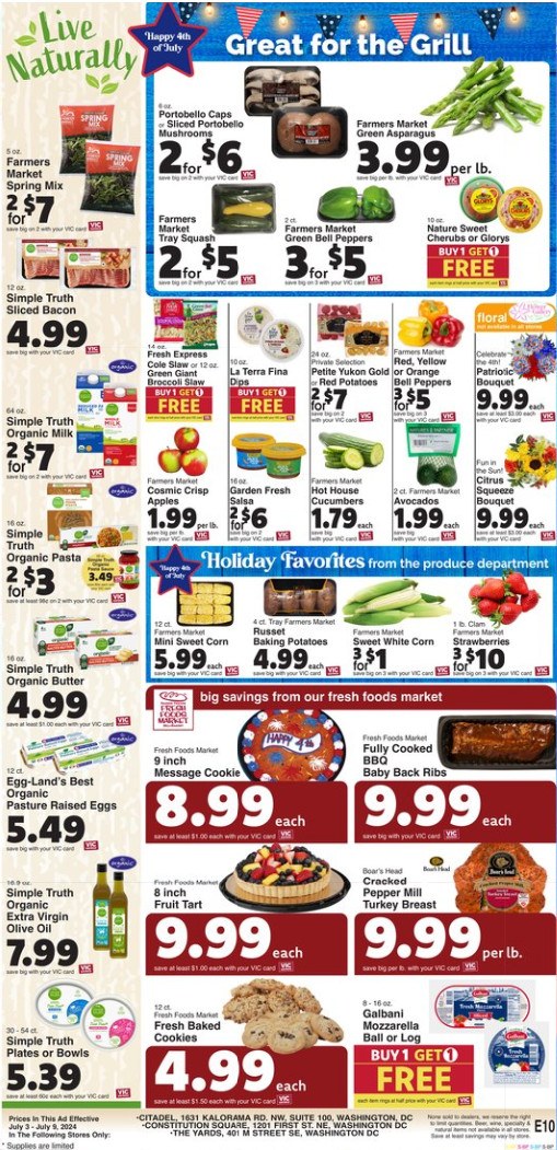 Harris Teeter Weekly Ad July 03 – July 09, 2024 (4th of July Promotion ...