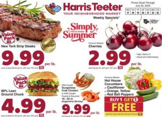 Harris Teeter Weekly Ad July 17 – July 23, 2024 (Back to School Promotion Included)