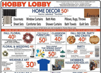 Hobby Lobby Weekly Ad July 07 – July 13, 2024