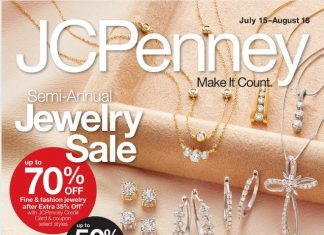 JCPenney Semi-Annual Jewelry Sale Jul 15 – Aug 18, 2024