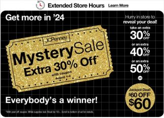 JCPenney Store Ad Aug 01 – Aug 04, 2024