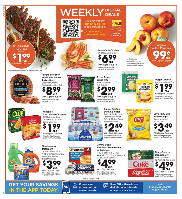Kroger Weekly Ad July 24 – July 30, 2024 (Back to School Promotion
