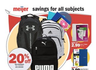 Meijer Back to School Ad July 21 – July 27, 2024