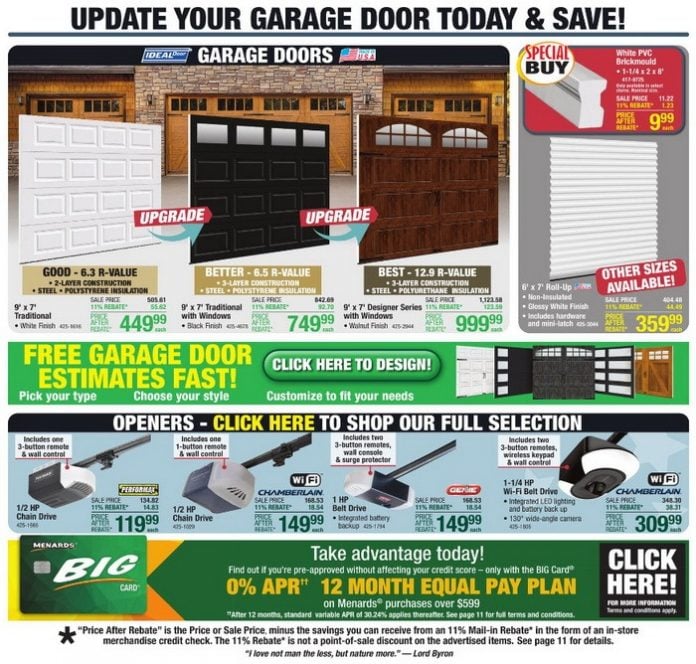menards july 4 hours