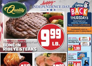 Quality Foods Weekly Ad Jul 03 – Jul 09, 2024 (4th of July Promotion Included)