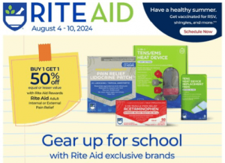 Rite Aid Weekly Ad Aug 04 – Aug 10, 2024