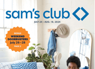 Sam’s Club Weekly Ad Jul 24 – Aug 18, 2024