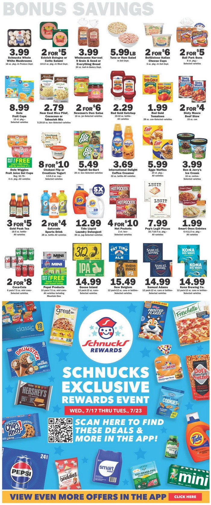 Schnucks Weekly Ad July 17 July 23, 2024
