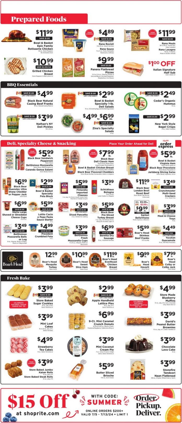 ShopRite Weekly Ad July 05 – July 11, 2024