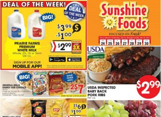 Sunshine Foods Weekly Ad Jul 24 – Jul 30, 2024