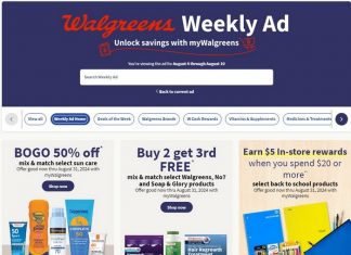 Walgreens Weekly Ad Aug 04 – Aug 10, 2024 (Back to School Promotion Included)