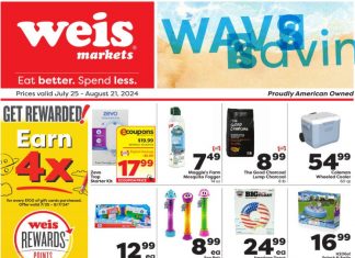 Weis Markets Monthly Ad Jul 25 – Aug 21, 2024 (Back to School Promotion Included)