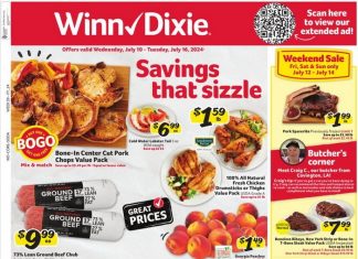 Winn-Dixie Weekly Ad July 10 – July 16, 2024