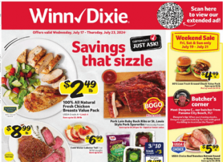 Winn-Dixie Weekly Ad July 17 – July 23, 2024