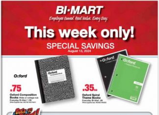 Bi-Mart Weekly Ad Aug 13 – Aug 19, 2024 (Back to School Promotion Included)