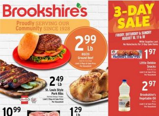 Brookshire’s Weekly Ad Aug 14 – Aug 20, 2024 (Back to School Promotion Included)