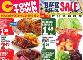 C-Town Weekly Ad Aug 16 – Aug 22, 2024 (Back to School Promotion Included)